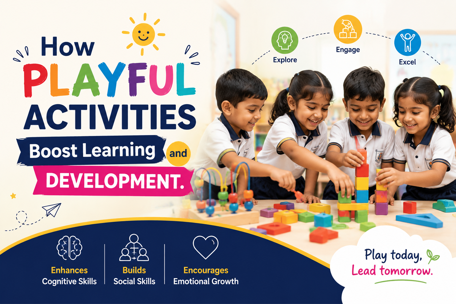 How playful activities boost learning and development.
